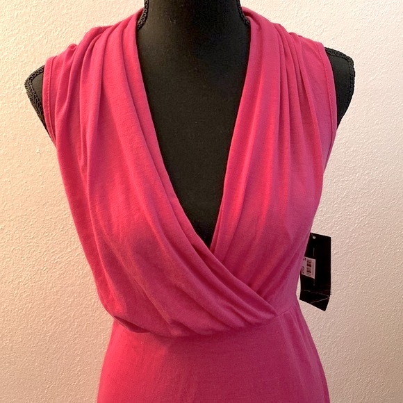 Macy’s Hot Pink Sleeveless Maxi Dress - Picture 7 of 15